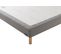 Sommier gris clair 2x80x200 cm BULTEX MOELLEUX