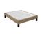 Sommier bronze 160x200 cm EPEDA BIEN-ETRE tissu