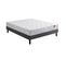 Pack matelas mousse ép.21 cm + sommier 140x190 cm VAGUE