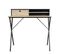 Bureau Multi-rangement Effet Bois Et Noir - Cahill