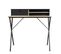 Bureau Multi-rangement Effet Bois Et Noir - Cahill