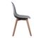 Lot De 2 Chaises Scandinaves Grises - Melya