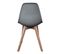 Lot De 2 Chaises Scandinaves Grises - Melya