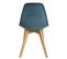 Lot De 2 Chaises Scandinaves Bleu Canard - Melya