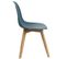 Lot De 2 Chaises Scandinaves Bleu Canard - Melya