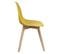 Lot De 2 Chaises Scandinaves Jaune Moutarde - Melya