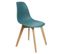 Lot De 2 Chaises Scandinaves Bleu Céladon - Melya