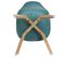 Lot De 2 Chaises Scandinaves Bleu Céladon - Melya