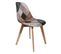 Lot De 2 Chaises Scandinaves Aspect Vieux Cuir - Melo