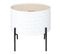 Table D'appoint Ronde Blanche Avec Coffre - Corally