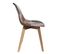 Lot De 4 Chaises Scandinaves Aspect Vieux Cuir - Melo