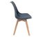 Lot De 4 Chaises Scandinaves Bleues - Medaline