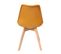 Lot De 4 Chaises Scandinaves Jaunes - Medaline