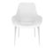 Lot De 2 Fauteuils Coque Plastique Blanche - Monica