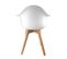 Lot De 4 Fauteuils Assises Blanches - Travis