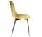 Lot De 2 Chaises Velours Côtelé Jaune Moutarde - Alessia