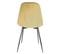 Lot De 2 Chaises Velours Côtelé Jaune Moutarde - Alessia