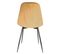 Lot De 6 Chaises Velours Côtelé Jaune Moutarde - Alessia