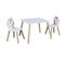 Ensemble Table Et 2 Chaises Enfant Motif Licorne - Unicorn