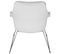 Fauteuil Incliné Gris Coque Blanche - Lounge