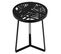 Tables Gigognes Noires Motif Feuilles - Sova