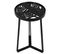 Tables Gigognes Noires Motif Feuilles - Sova