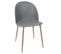 Lot De 4 Chaises Scandinaves Grises - Maddy