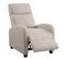 Fauteuil Relax Pushback Tissu Gris Taupe - Melbourne