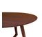 Table Repas Ø137cm Mdf Placage Noyer - Lyngby