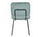 Lot De 2 Chaises Velours Bleu Céladon - Vince