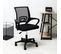 Fauteuil De Bureau Sur Roulettes Noir Tissu Mesh - Walter