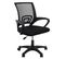 Fauteuil De Bureau Sur Roulettes Noir Tissu Mesh - Walter