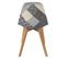 Lot De 6 Chaises Patchwork Motifs Grisés - Giada