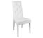 Lot De 4 Chaises Simili Blanc Et Pieds Laqués - Trevi