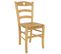 Lot De 4 Chaises Naturelles Et Assises En Bois - Naples