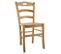 Lot De 4 Chaises Naturelles Et Assises En Bois - Suzy