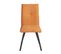 Lot De 4 Chaises Tissu Coloris Orange - Bispo