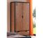 Armoire 2 Portes 1 Tiroir En Pin Massif Avec Motifs - Tchad