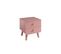 Chevet 2 Tiroirs Rose Et Gold - Tiny Pink