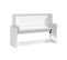 Lit 90x200cm Blanc Convertible En Bureau - Ryder