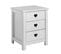 Lit 90x200cm Avec Sommier + Chevet + Armoire 2p + Bureau - Milady