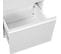 Bureau Extensible 1 Porte 3 Tiroirs Blanc - Smile