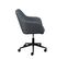 Fauteuil De Bureau Sur Roulettes Tissu Gris - Valka