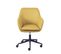 Fauteuil De Bureau Sur Roulettes Tissu Curry - Valka