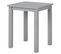 Table D'appoint Carrée Bois Massif Vernis Gris - Flix