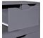 Commode Haute 6 Tiroirs Coloris Anthracite - Jenny