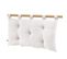 Coussin De Tête De Lit Avec Passants 50x80cm Gaze De Coton Chantilly - Ourea