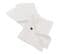 Lot De 3 Serviettes 40x40cm Gaze De Coton Chantilly - Ourea