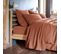 Drap Plat 240x300cm Gaze De Coton Terracotta - Ourea