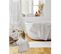 Serviette De Bain 90x150cm En Coton Bio Coloris Chantilly - Emma